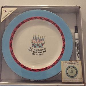 Personalized Ceramic Birthday Plate